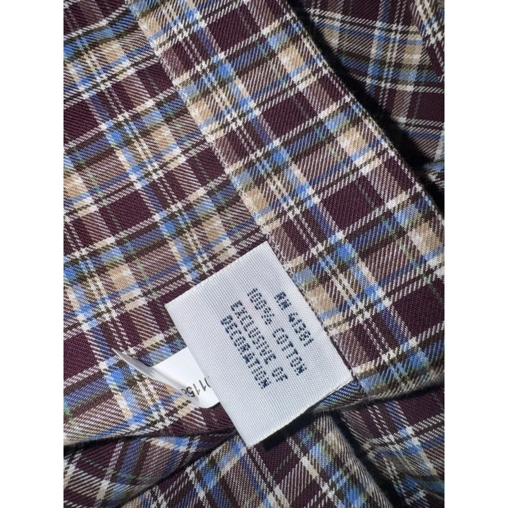 NWT Men's Ralph Lauren Oxford‎ Long Sleeve Button Down Plaid Shirt XXL Pony
